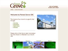 Tablet Screenshot of forestgrovecrc.org
